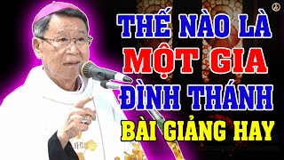 THẾ NÀO LÀ 1 GIA ĐÌNH THÁNH? | Bài giảng SÂU SẮC của ĐC Phêrô Nguyễn Văn Khảm