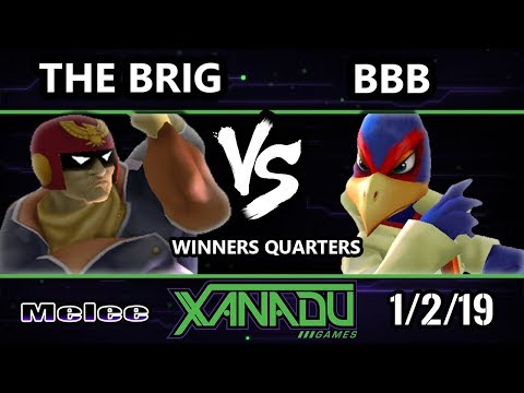 S@X 283 SSBM - The Brig (Captain Falcon) Vs. BBB (Falco) Smash Melee Winners Quarters