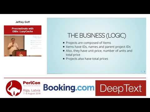 Jeffrey Goff. Procrastinate with DBIx::LazyCache