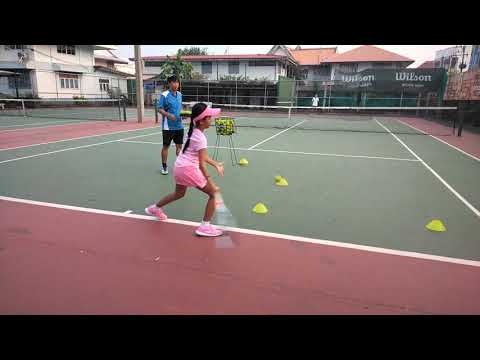 Amy's tennis training in Surin on SAT 09 02 2019