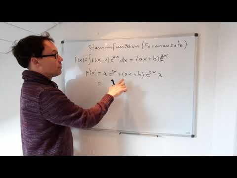 Stammfunktion durch Formansatz Teil 1