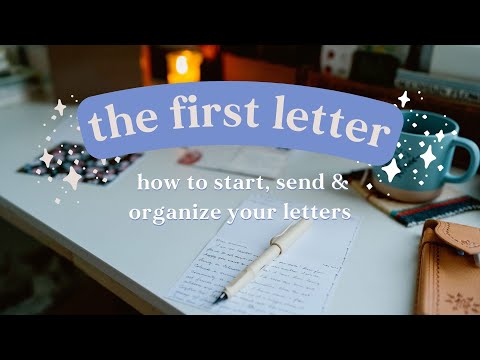 How to write your first pen pal letter | pen pal series pt 3