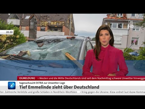 Tagesschau24 Extra zu Sturmtief "Emmelinde" (20.05.2022, 20:30 Uhr)