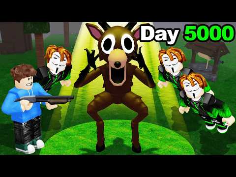 HACKERS Carried Me to Day 5000 in 99 Nights in the Forest!