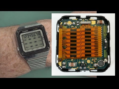 EEVblog #1166 - Amazing 1980's Touch Screen Calculator Watch!