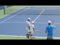 Novak Djokovic has fun with a fan ("Will you marry ...