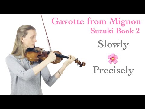 Gavotte from Mignon - learning it with ease!