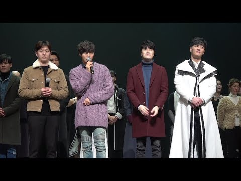 2018.2.4 뮤지컬 에드거 앨런 포 막공 커튼콜 및 무대인사 - 윤형렬 에녹 최우리 허진아 김사라 채시현 김장섭 외