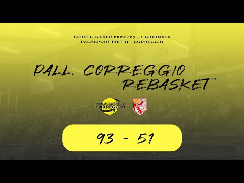 Pall. Correggio - Rebasket