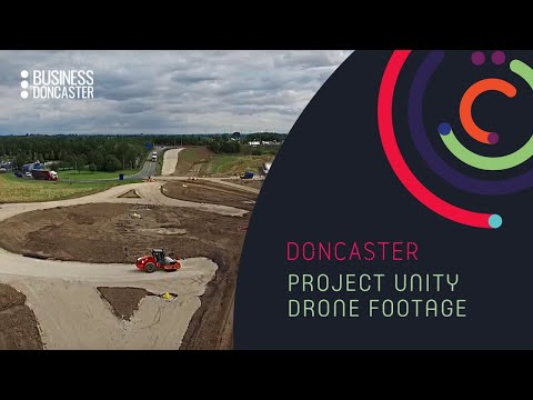 Project Unity new link road drone footage - DN7