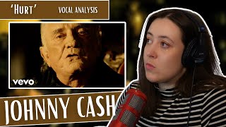 First Time Watching JOHNNY CASH - Hurt | Vocal Coach Reaction (& Analysis) | Jennifer Glatzhofer