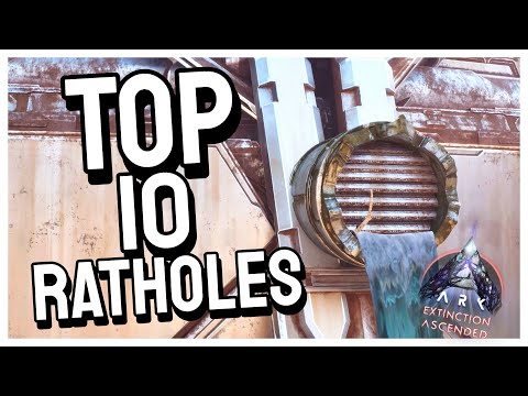 My Top 10 Best Ratholes / PvP Base Locations on ARK: Extinction [ASA]