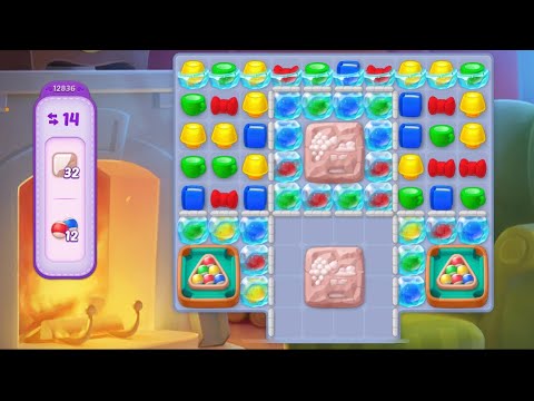 Homescapes Level 12836 - No booster gameplay