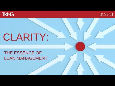 Clarity: The Essence of Lean Management | Webinar