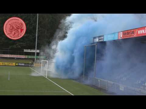 AGOVV - Lunteren ( 0-6 ) 4-3-2017 | Opkomst Pyro