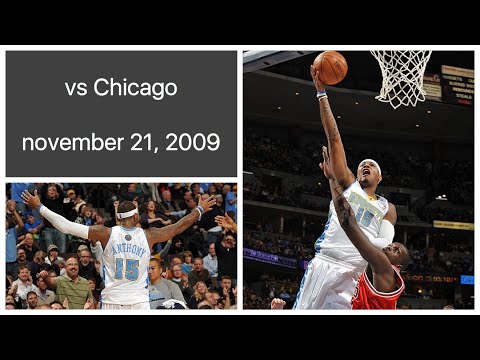 Carmelo Anthony 30 pts vs Chicago Bulls Highlights (november 21, 2009)