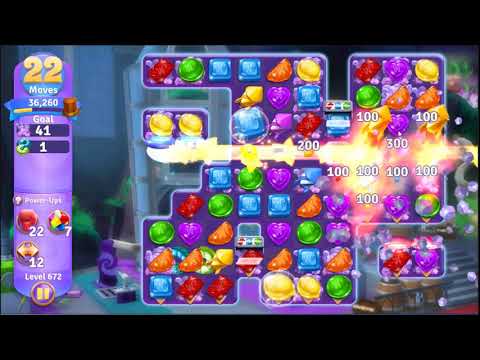 Wonka's World of Candy Level 672 - NO BOOSTERS + FULL STORY 🍫 | SKILLGAMING ✔️