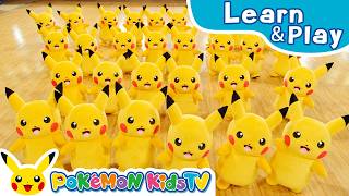 30 Pikachu Do a Photo Shoot! | Learn & Play with Pokémon | Pokémon Kids TV​