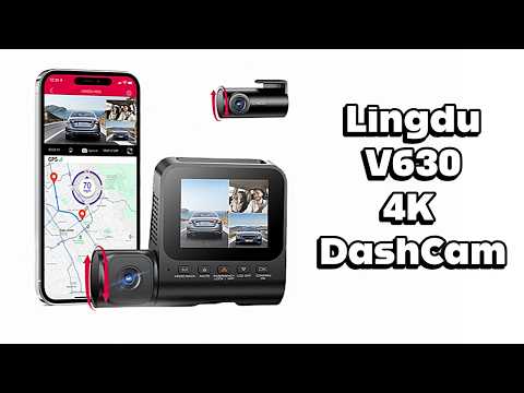Lingdu 4K Dashcam - WiFi, GPS, and Crystal-Clear Footage!