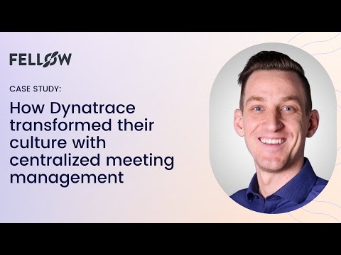 How Dynatrace transformed their culture with centralized meeting management
