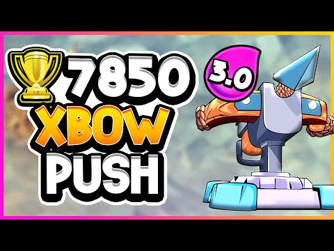 Road to 🏆8000 with 3.0 Xbow — Clash Royale