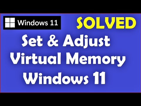 How to Set Virtual Memory Windows 11 | Increase RAM & Speed up Windows 11 | Adjust Paging Memory