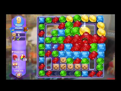 Wonkas World of Candy Level 932 NO BOOSTERS - A S GAMING ✔