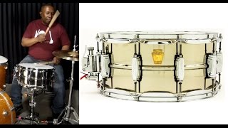 Video thumbnail for Caixa Ludwig The Chief Supraphonic L2006 Titanium 14x6,5" snare sound check by Batera Clube Drum Shop