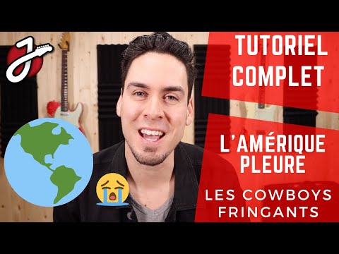 APPRENEZ À JOUER « L'AMÉRIQUE PLEURE » DES COWBOYS FRINGANTS À LA GUITARE - Tutoriel + Tablature