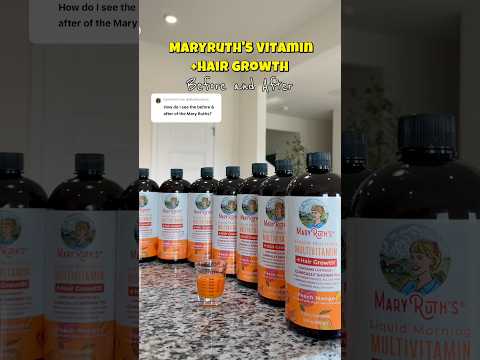 MaryRuth’s Hair Growth Vitamin Results after 1 year 🤯