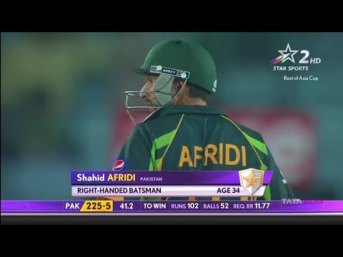 Shahid Afridi 59(25) vs Bangladesh Asia Cup 2014Extended Highlights Star Sports 2 1080