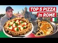 TOP 5 PIZZA Places In ROME Best Italian Pizza From Rome