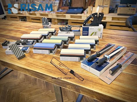 Brusné kameny, ocílky a ostřiče RISAM