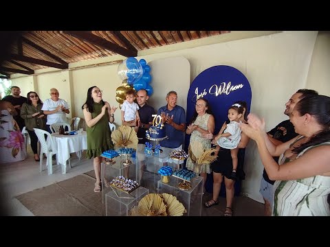 José Wilson comemora seus 70 anos com amigos e familiares Jaguaruana Ceará 