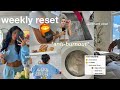 My Weekly Reset Vlog Non Stressful Cleaning Balancing Productivity With Self Care Chats
