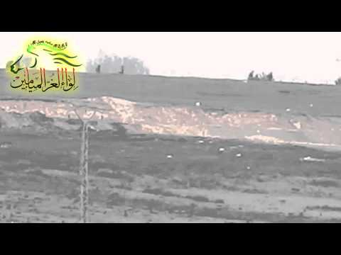 رصد لهروب عناصر قوات النظام بعد السيطرة على أحد حواجز ريف حماة واستهدافهم من قبل لواء الغر الميامين