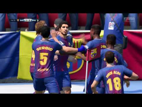 FIFA 18 ROAD TO DIVISION 1 PART 21 - BARCELONA VS REAL MADRID - FIFA 18 Online Seasons Gameplay