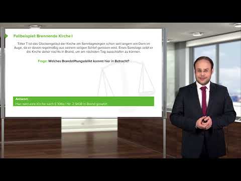 Strafrecht I Einführung, Systematik der Brandstiftungsdelikte I RA Stefan Koslowski