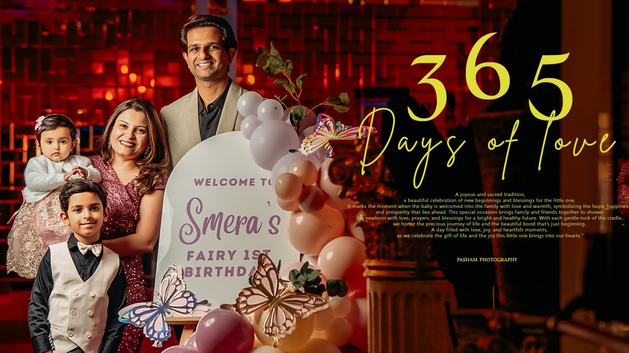 Smera 1st Birthday Cover