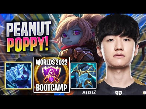 PEANUT IS SO GOOD WITH POPPY! - GEN Peanut Plays Poppy JUNGLE vs Taliyah! | Bootcamp 2022