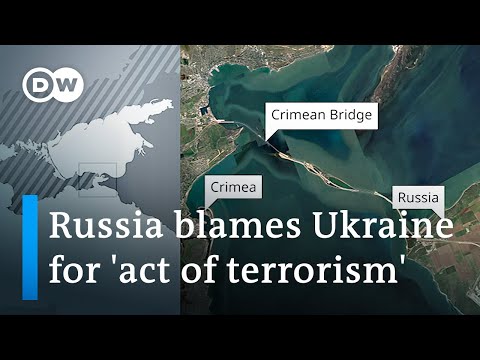 Blast damages bridge linking Russia to Crimea | DW New