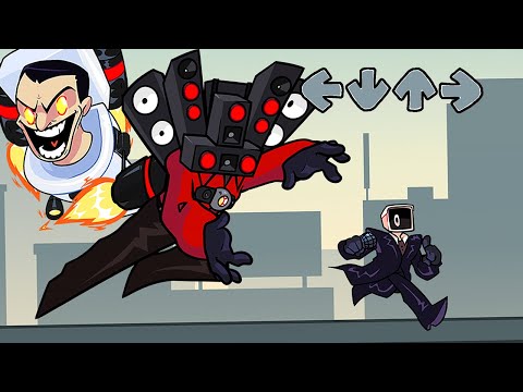 Prey but Titan Speakerman, G-Man Toilet and Cameraman Sing It 🎶 (FNF Skibidi Toilet Cover + Reskin)