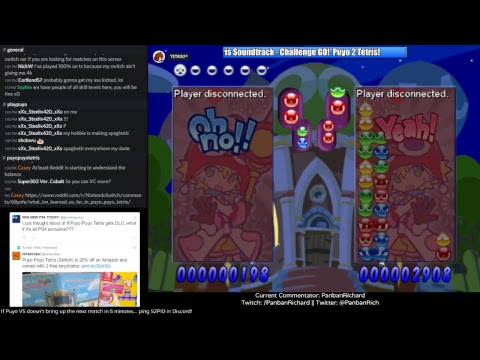 Puyo VS TV (ranked lobby) - Discord: http://bit.ly/puyodiscord || Patreon: patreon.com/puyonexus
