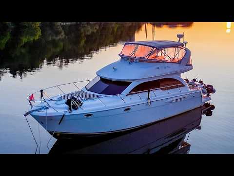 2003 Meridian 411 Sedan Big Wave Video