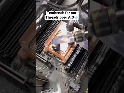 Water Cooling AMD Threadripper CPU #shorts