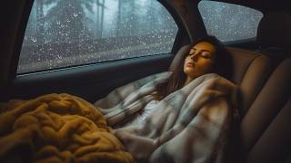 Pare de Se Preocupar e Durma Agora com Chuva Forte no Vidro do Carro | Alívio da Ansiedade