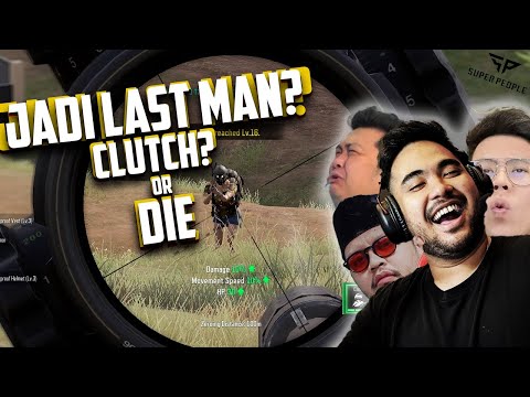 JADI LAST MAN DI KEPUNG 3 SQUAD, WITH @Bangpen @Bennymoza @miminhelmetYT  - SUPER PEOPLE