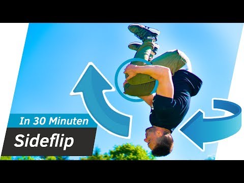 Sideflip LERNEN in 30 MINUTEN  - Sideflip Tutorial | Andiletics