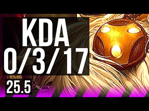 BARD & Aphelios vs LEONA & Ezreal (SUP) | 0/3/17 | KR Challenger | 25.5
