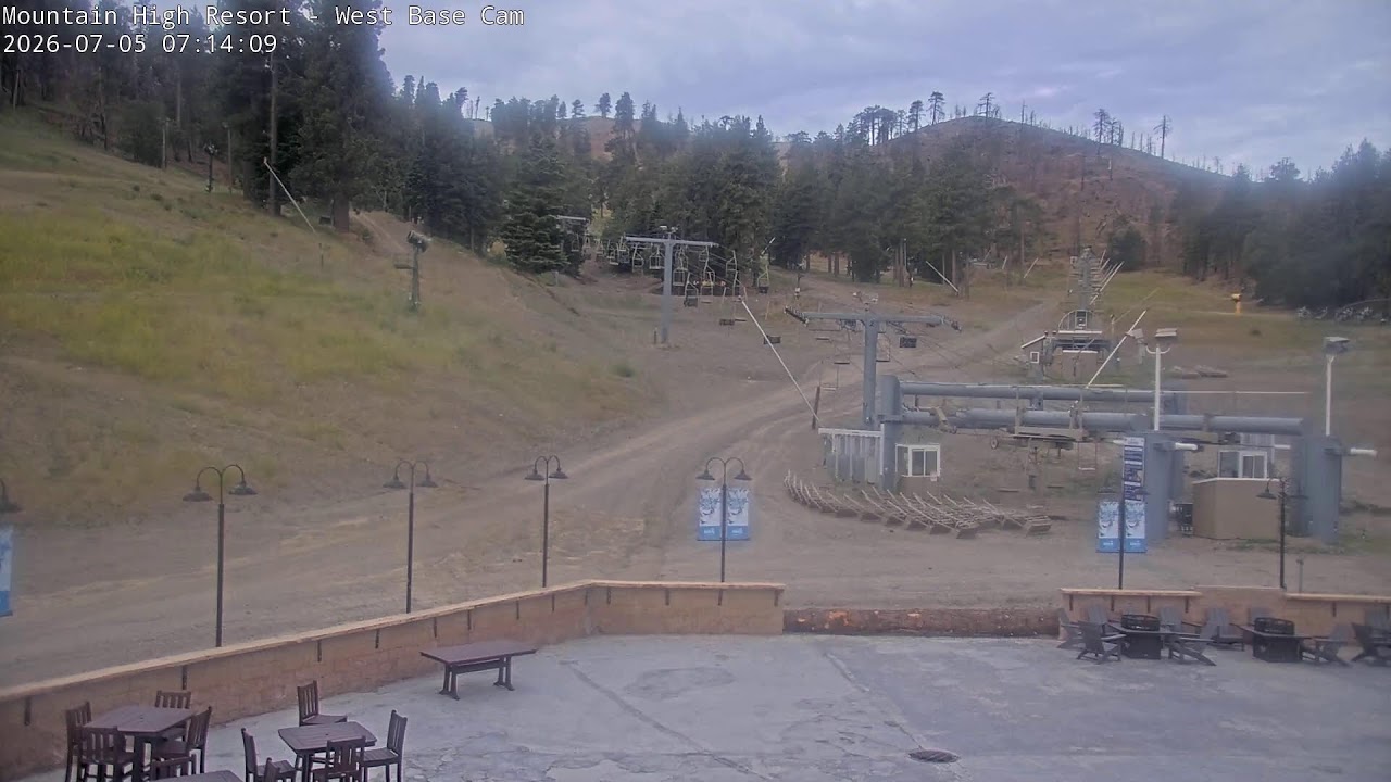 Live webcam view of Mountain High West Base Cam